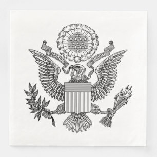 Serviette En Papier Grand Sceau des États-Unis d'Amérique (États-Unis)