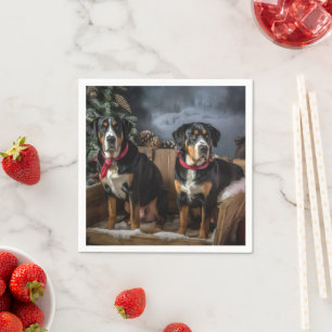 Serviette En Papier Grand Suisse neige neige neige neige neige neige N