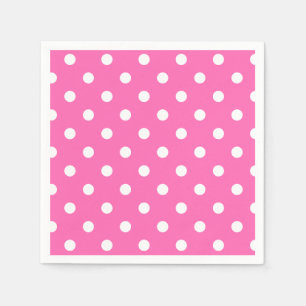 Serviette En Papier Grandes serviettes roses chaudes