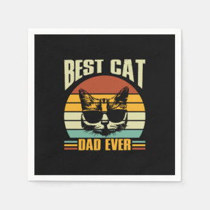 Serviette En Papier Grandfather Quotes   Best Cat Dad Ever