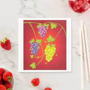 Serviette En Papier Grapevine