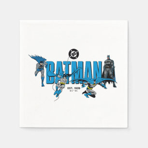 Serviette En Papier Graphisme Batman Légendes Pour Toujours
