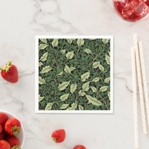 Serviette En Papier Grappe de vignes aux teintes de vert