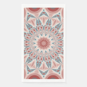 Serviette En Papier Grattez moderne Kaleidoscope Mandala art fractal