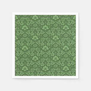 Serviette En Papier Green floral