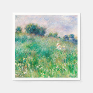 Serviette En Papier Green Meadow par Renoir Impressionniste Peinture