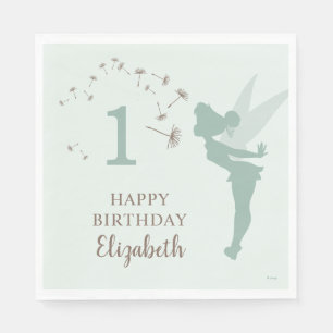 Serviette En Papier Green Tinker Bell Girl Anniversaire