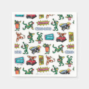 Serviette En Papier Gremlins™ Autocollants Drôle Motif