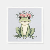 Grenouille florale en gros Cottagecore Art