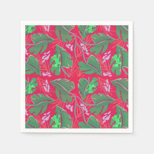 Serviette En Papier Grenouille tropicale