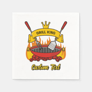 Serviette En Papier Grill King