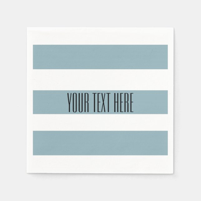 Serviette En Papier Gris Bleu (Devant)