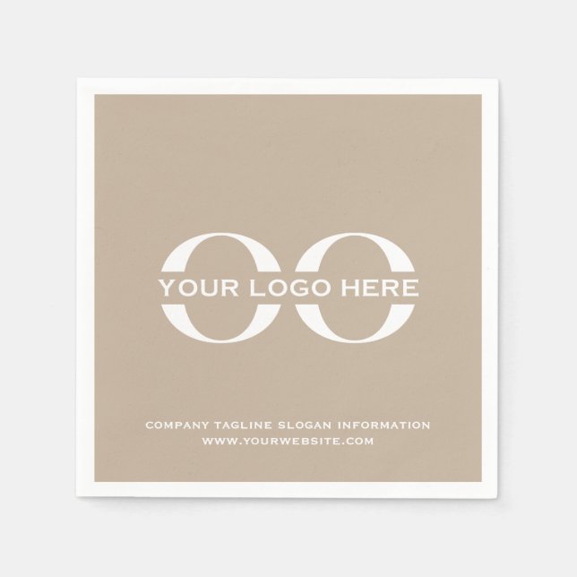 Serviette En Papier Groupe d'événements professionnels du logo de l'en (Devant)