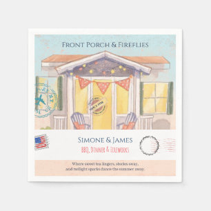 Serviette En Papier Guirlande de lumières américaine pour décoration d
