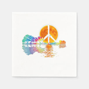 Serviette En Papier Guitar Lake Shadow
