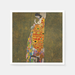 Serviette En Papier Gustav Klimt - Espoir