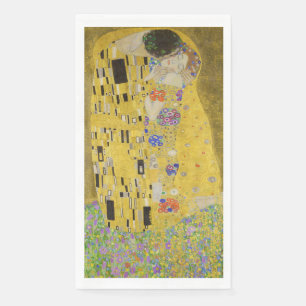 Serviette En Papier Gustav Klimt - Le baiser