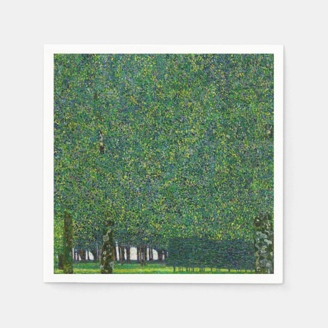 Serviette En Papier Gustav Klimt - Le Parc (Devant)