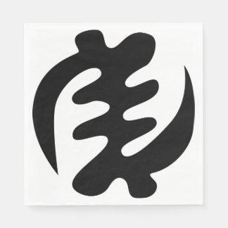 Serviette En Papier Gye Nyame | Dieu est Symbole Adinkra Suprême