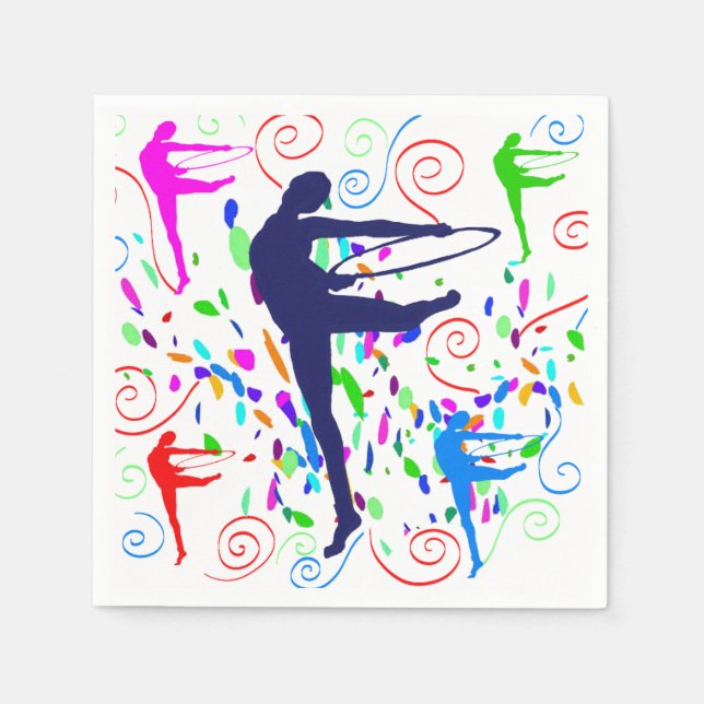 Serviette En Papier Gymnastique artistique (Devant)