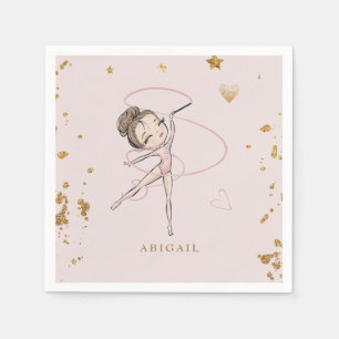Serviette En Papier Gymnastique Tumble & Twirl Anniversaire