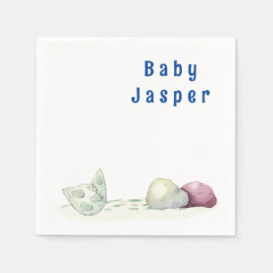 Serviette En Papier Habitat préhistorique du dragon personnalisé