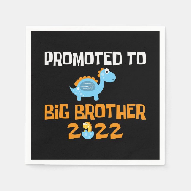 Serviette En Papier Hachage D'Oeufs De Dinosaure Promu À Big Brother (Devant)