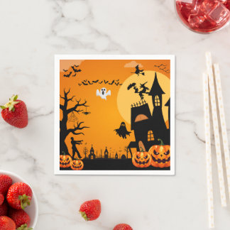 Serviette En Papier Halloween