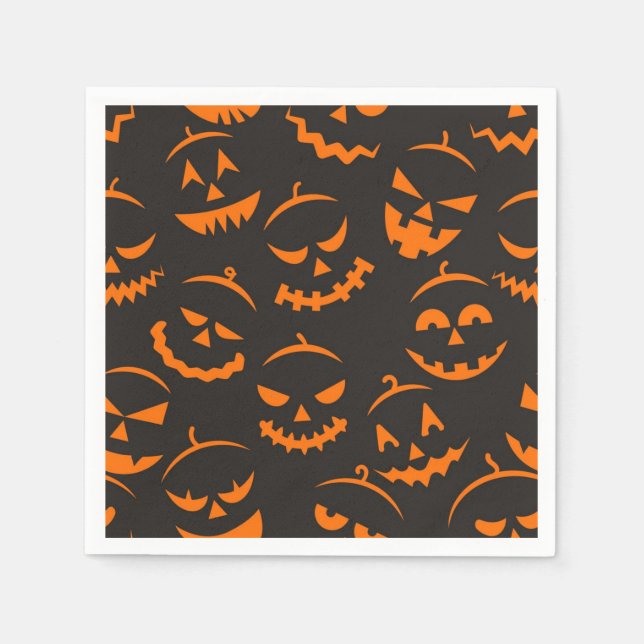 Serviette En Papier Halloween (Devant)