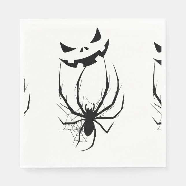 Serviette En Papier Halloween (Devant)