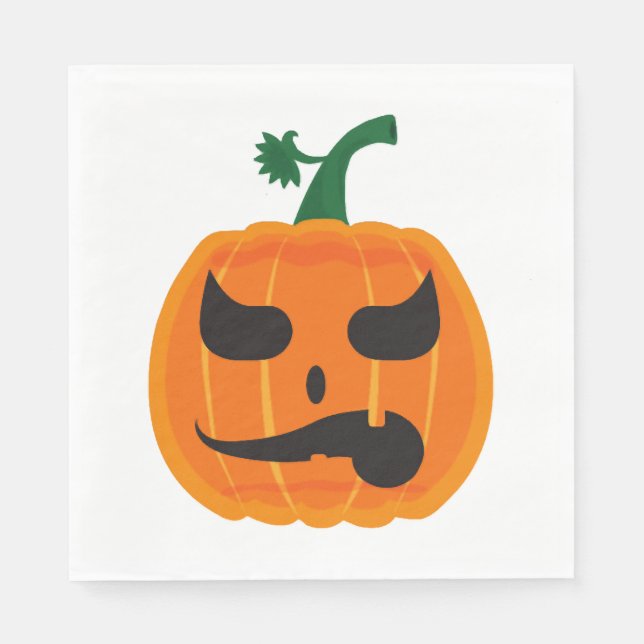Serviette En Papier Halloween (Devant)