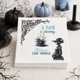 Serviette En Papier Halloween Baby est en train de brasser Blue Boy Ba