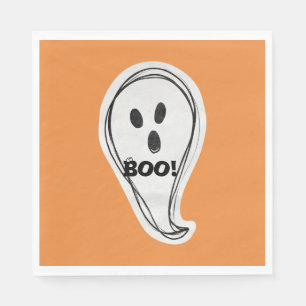 Serviette En Papier Halloween Boo Ghost