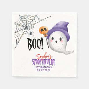 Serviette En Papier Halloween Boo Spooktacular Ghost