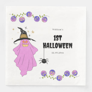 Serviette En Papier Halloween Crâne fantôme Garland Baby shower