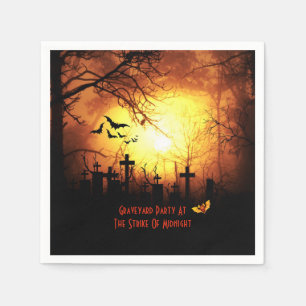 Serviette En Papier Halloween de la fête du cimetière