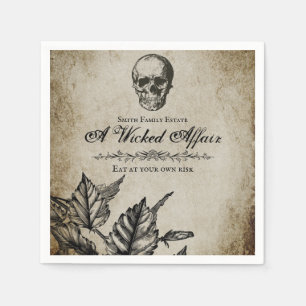 Serviette En Papier Halloween de l'affaire de Wicked - Papier Napkins