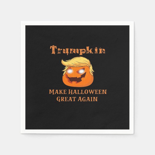 Serviette En Papier Halloween de Trumpkin - Rendre Halloween grand à n (Devant)