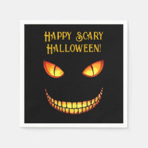 Halloween effrayant et fou sourire