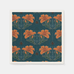 Serviette En Papier Halloween éffrayant style Vintage Whimsical