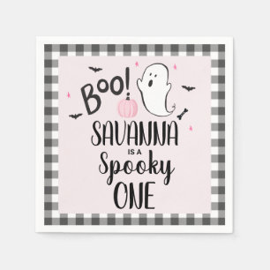 Serviette En Papier Halloween Fantôme rose Anniversaire Papier