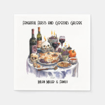 Halloween Fêtes conviviales Papier Napkin