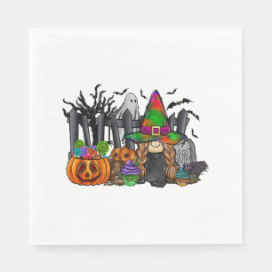Serviette En Papier Halloween Gnome