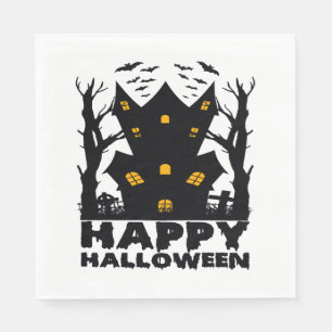 Serviette En Papier Halloween (Happy Halloween House)