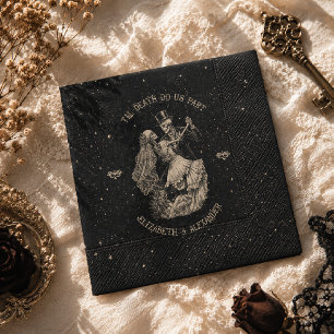 Serviette En Papier Halloween jusqu'à ce que la mort nous sépare gothi