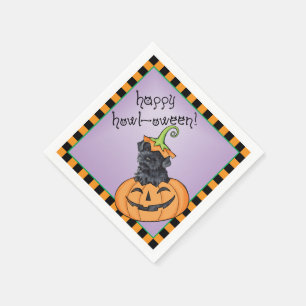 Serviette En Papier Halloween Kerry Blue Terrier