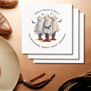 Serviette En Papier Halloween Occidentale Funky Ghost Cowboys Personna