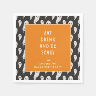 Serviette En Papier Halloween parti Ghoely halloween serviettes