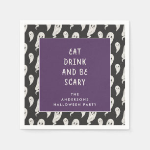 Serviette En Papier Halloween parti Ghoely halloween serviettes