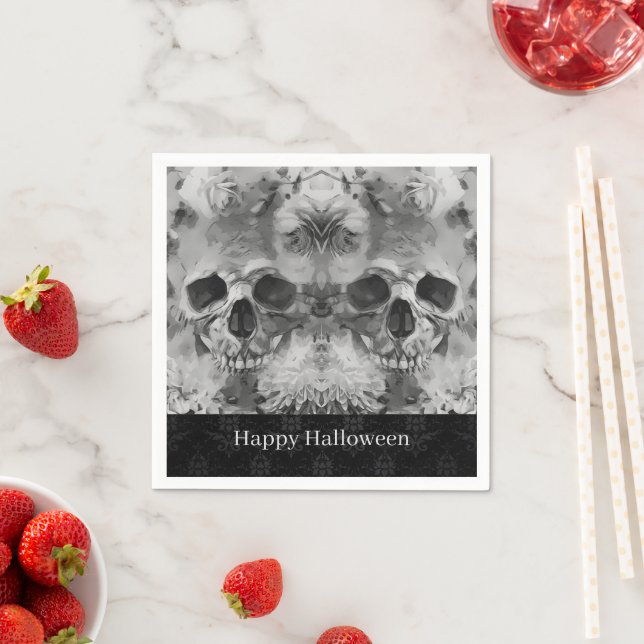 Serviette En Papier Halloween Party (En situation)